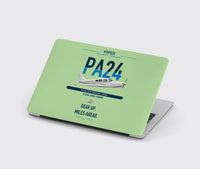 Thumbnail for Piper PA-24-250 Comanche 250 design on light green MacBook case