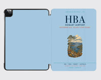 Thumbnail for Hobart Airport (HBA) design on light blue ipad tablet case
