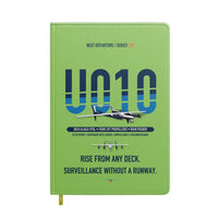 Thumbnail for Airbus U010 Aliaca VTOL design on light green notebook