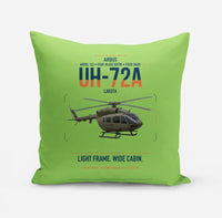 Thumbnail for Airbus UH-72A Lakota design on light green pillow