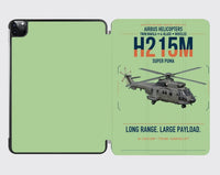 Thumbnail for Airbus H215M design on light green ipad tablet case