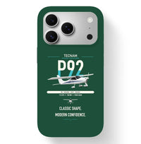 Thumbnail for Tecnam P92 Echo MkII design on dark green magsafe iphone case, for iPhone 17 Pro