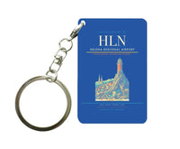 Thumbnail for Helena Regional Airport (HLN) design on blue key chain