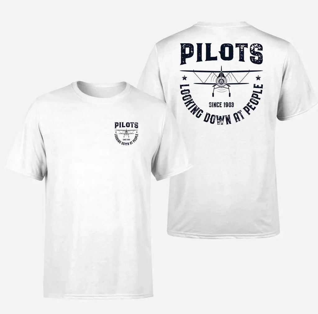 Customisable Pilots Looking Down at People T-Shirt - view 4
