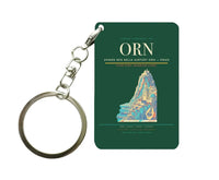 Thumbnail for Ahmed Ben Bella Airport ORN — Oran Key Chain design on dark green key chain