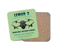 Thumbnail for BRINC LEMUR 2 design on light green 1 piece coaster