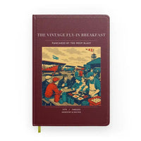 Thumbnail for VINTAGE G4487 - The Vintage Fly-In Breakfast - Designed Notebooks design on darkred