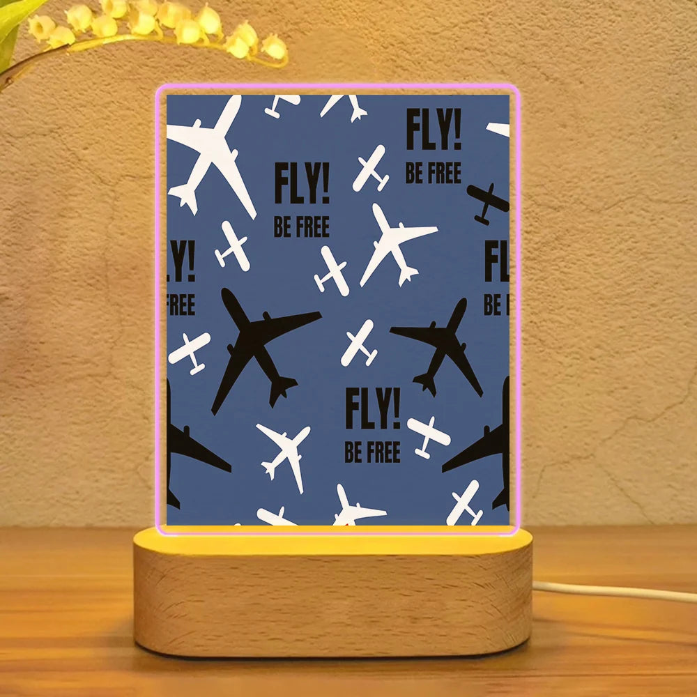 Fly Be Free Blue Lamp - view 4