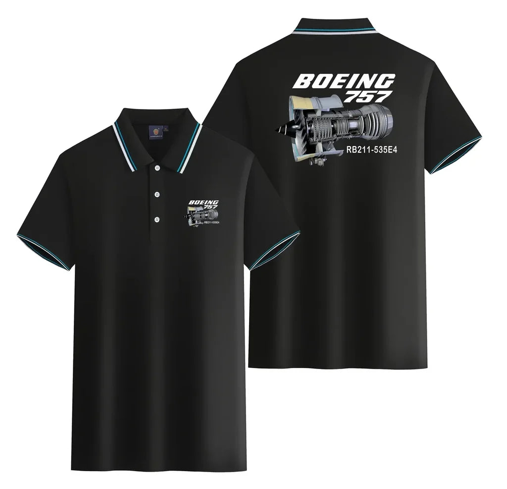 Customisable Boeing 757 Polo Shirt - view 4