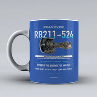 Thumbnail for Mug design on blue rb211 524