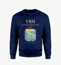 Thumbnail for Fort McMurray International Airport (YMM) design on navy blue sweatshirt