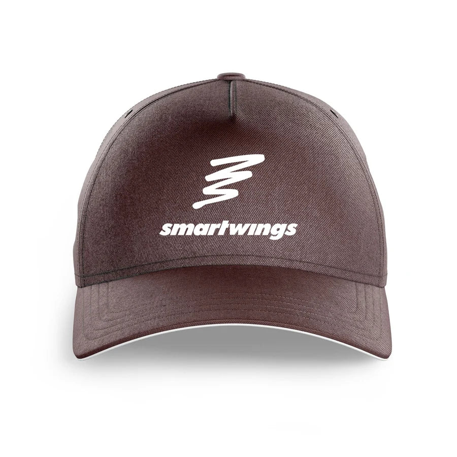 Smartwings Airlines logo printed on brown cap