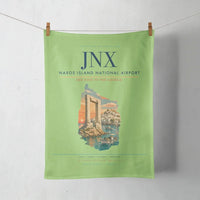 Thumbnail for Naxos Island National Airport (JNX) design on light green towel