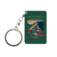 Thumbnail for VINTAGE G4533 - The Shelter Under The Stairs - Designed Key Chain design on darkgreen