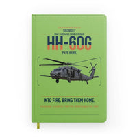 Thumbnail for Sikorsky HH-60G Pave Hawk design on light green notebook
