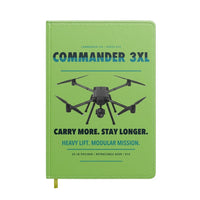 Thumbnail for Draganfly Commander 3XL design on light green notebook