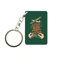 Thumbnail for SIGNAL 650 - Every Rib Remembers The Builder - Key Chain design on dark green key chain