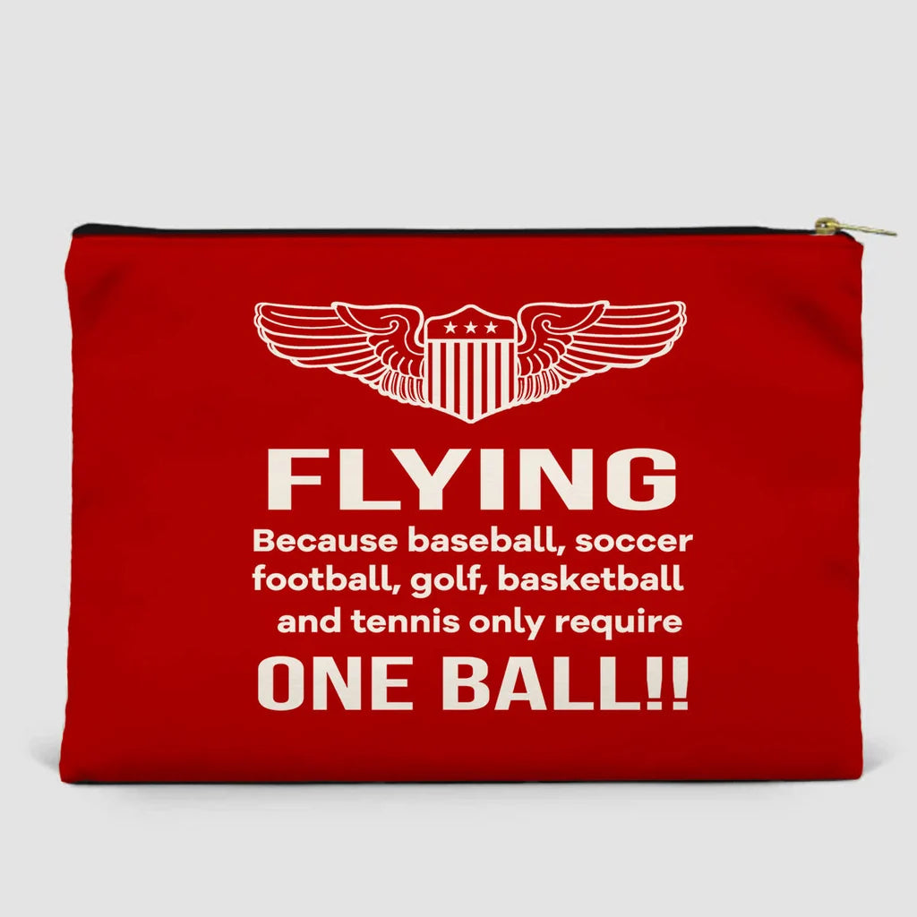 Flying One Ball Zipper Pouch - view 4