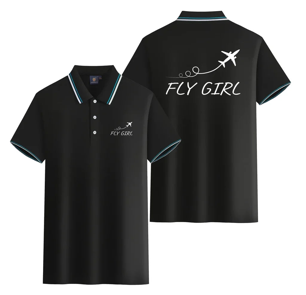 Customisable Just Fly It & Fly Polo Shirt - view 4