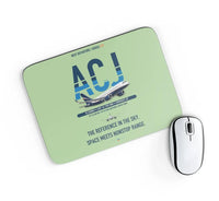 Thumbnail for Airbus ACJ320neo design on light green rectangle mouse pad