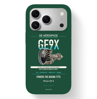 Thumbnail for GE9X Case design on dark green iphone case