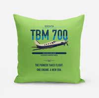 Thumbnail for Socata TBM 700 design on light green pillow