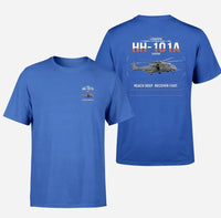 Thumbnail for Leonardo HH-101A Caesar design on blue t-shirt, double-side print