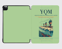 Thumbnail for Greater Moncton International Airport (YQM) design on light green ipad tablet case