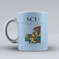 Thumbnail for Antonio Maceo Airport (SCU) airport code design on light blue ceramic mug