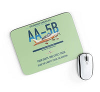 Thumbnail for Grumman American AA-5B Tiger design on light green rectangle mouse pad