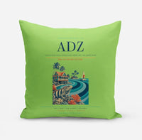 Thumbnail for Gustavo Rojas Pinilla International Airport (ADZ) design on light green pillow