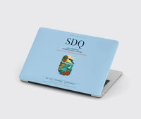 Thumbnail for Las Americas International Airport (SDQ) design on light blue MacBook case