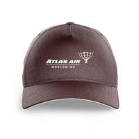 Thumbnail for Atlas Air logo printed on brown cap