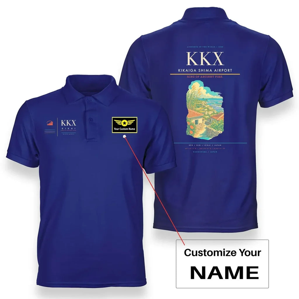 Kikaiga Shima Airport KKX Blue+Name
