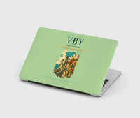 Thumbnail for Visby Airport (VBY) design on light green MacBook case