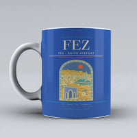 Thumbnail for - Saiss Airport FEZ Mug design on blue fes