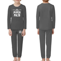 Thumbnail for Piper PA28 & Plane children pajamas - Gray