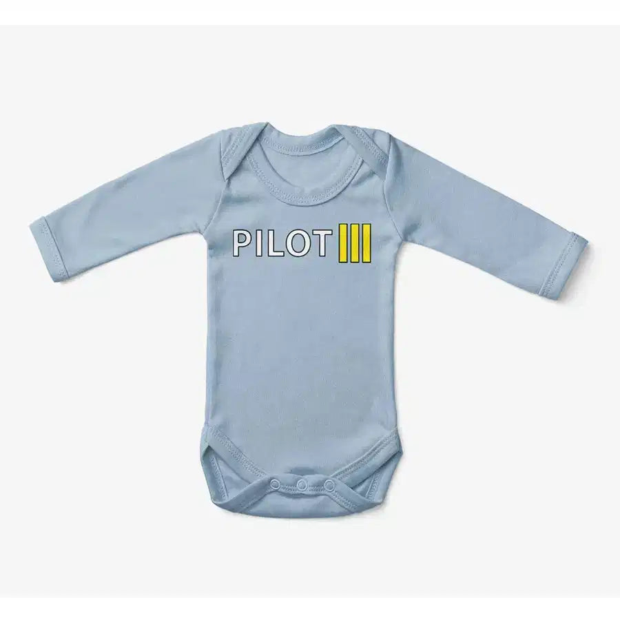 Pilot & Stripes Baby Bodysuit - view 4