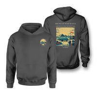 Thumbnail for VINTAGE G4357 - The Polar Night Watch - Double-Side Hoodie design on darkgray double side