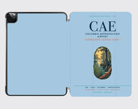 Thumbnail for Columbia Metropolitan Airport (CAE) design on light blue ipad tablet case