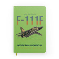 Thumbnail for F-111F Aardvark design on light green notebook