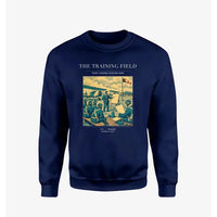 Thumbnail for VINTAGE G4009 - The Training Field - Designed Sweatshirts design on navyblue