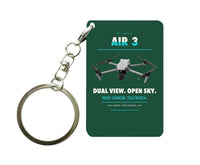 Thumbnail for DJI Air 3 Key Chain design on dark green key chain