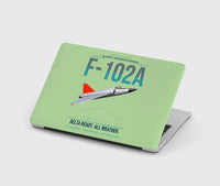 Thumbnail for F-102A Delta Dagger design on light green MacBook case