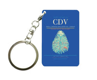 Thumbnail for Merle K. (Mudhole) Smith Airport (CDV) design on blue key chain