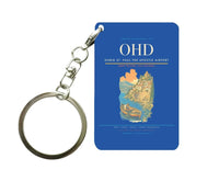 Thumbnail for Ohrid St. Paul the Apostle Airport (OHD) design on blue key chain