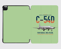 Thumbnail for C-54D Skymaster design on light green ipad tablet case