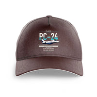 Thumbnail for Pilatus PC-24 design on brown printed hat
