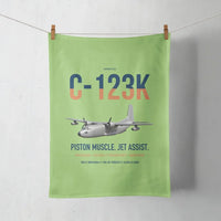 Thumbnail for C-123K Provider design on light green towel