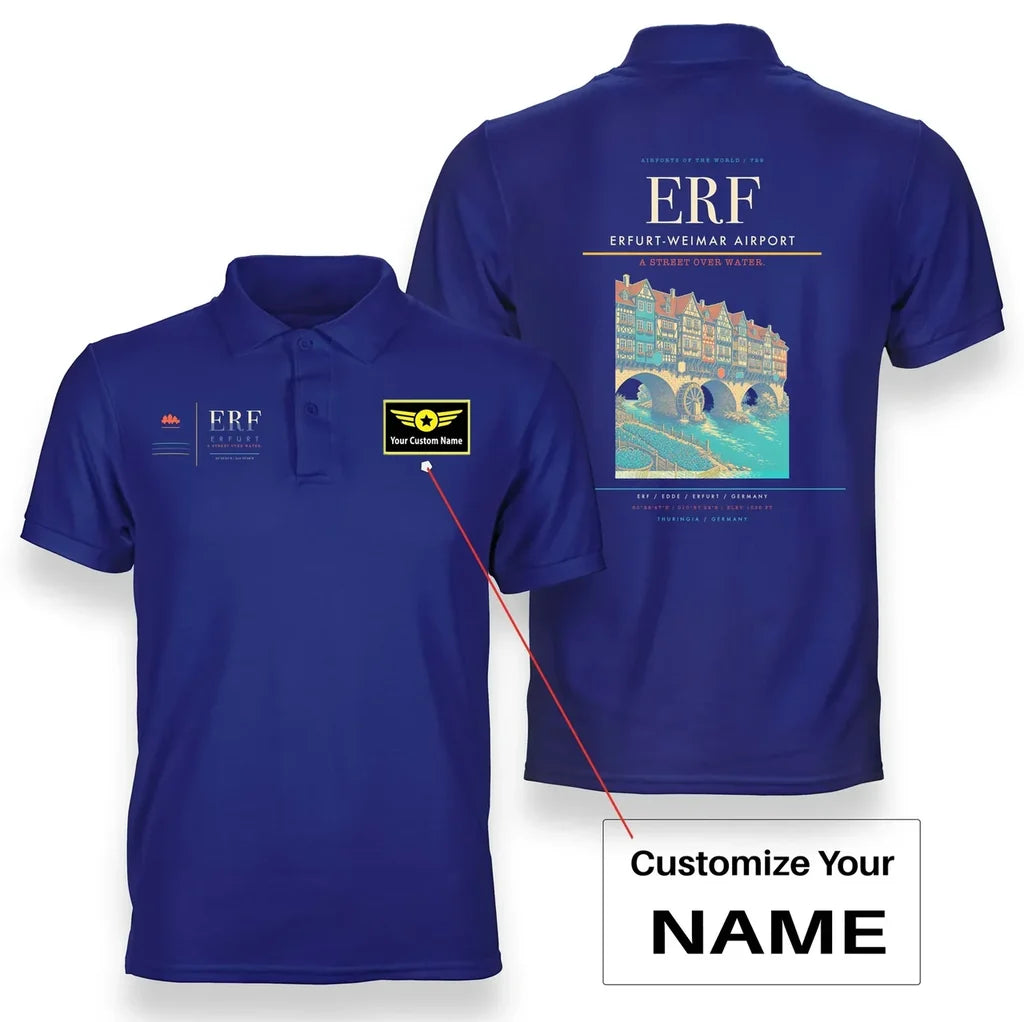 Erfurt-Weimar Airport ERF Blue+Name